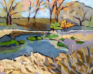 The Quiet River, 2022 by Catherine J Martzloff