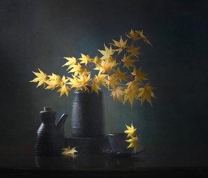 Golden Maple Still Life