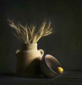 Rustic Wheat Still Life