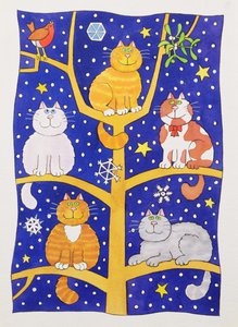 Five Christmas Cats