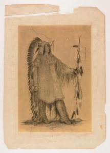 Mah-to-toh-pa, the Mandan Chief by Catlin, George