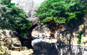 Roman bridge at Bettws-y-Coed, Gwynedd, 1926 by Cavenders Ltd