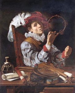 A Musician, c.1610 by Cecco de Caravaggio