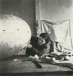 Repairing Barrage Balloons by Cecil Beaton