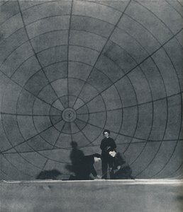The web WAAFS working on a balloon, 1941