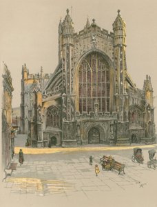 Bath Abbey by Cecil Charles Windsor Aldin