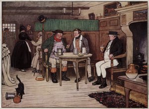 Illustration for The Pickwick Papers by Cecil Aldin by Cecil Charles Windsor Aldin