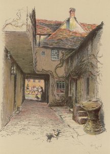 The Kings Head, Malmesbury by Cecil Charles Windsor Aldin