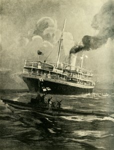 The Sinking of the Falaba, First World War, 28 March 1915 by Cecil King