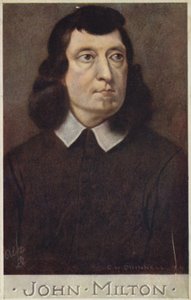 John Milton (1608-1674), English poet by Cecil Watson Quinnell
