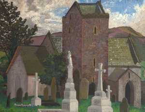 Llangenith Church, South Wales, c.1930 by Cedric Morris