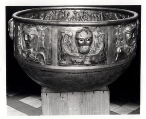 Full size replica of the Gundestrup Cauldron, original made 1st century BC