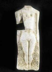 Woman with three breasts (Statuette made by the Celtic potter Rextuguenos)