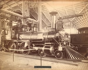 Baldwin locomotive, "No. 1154", Centennial Exhibition, Philadelphia
