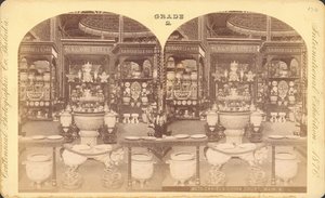 View of the Chinese Court, Main Building, Centennial Exhibition, Philadelphia by Centennial Photographic Co.