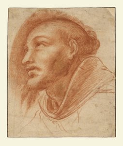 Study of a Franciscan Monk (Possibly Saint Francis) by Cerano (Giovanni Battista Crespi)