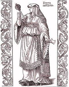 A Peasant from Ischia - Italian Costume in the 17th Century by Cesare (after) Vecellio