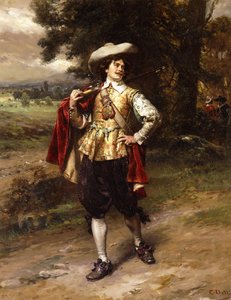 A Cavalier by Cesare Auguste Detti