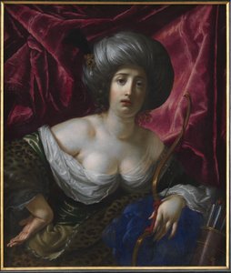 Woman Portrayed as the Goddess Diana