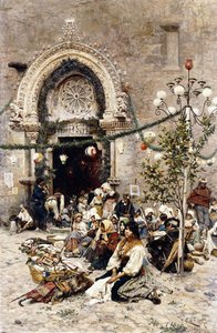 A Rest from the Festival by Cesare Tiratelli