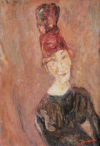 Woman with a Hat by Chaim Soutine