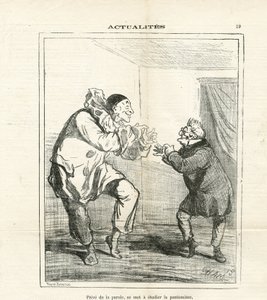 Illustration of Cham (1819-1879) in Le Charivari by Amédée de Noé
