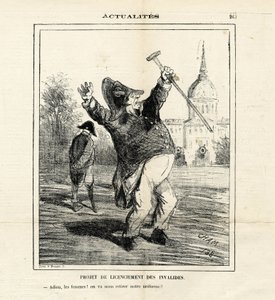 Illustration of Cham (1819-1879) in Le Charivari by Amédée de Noé