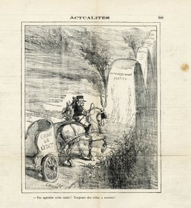 Illustration of Cham (1819-1879) in Le Charivari by Amédée de Noé