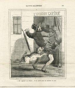 Illustration of Cham (1819-1879) in Le Charivari by Amédée de Noé