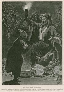 Illustration for A Christmas Carol by Charles Dickens by Charles (after) Green