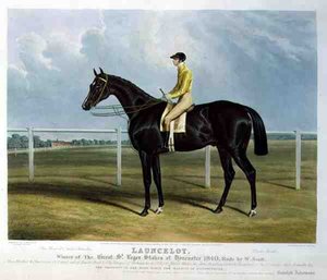 Launcelot, Winner of the Great St. Leger Stakes at Doncaster by Charles (after) Hancock