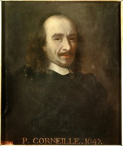 Portrait of Pierre Corneille by Charles (after) Le Brun