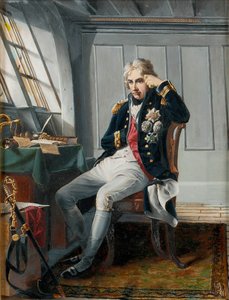 Viscount Horatio Nelson, Before the Battle of Trafalgar, 21 October 1805, c.1854 by Charles (after) Lucy