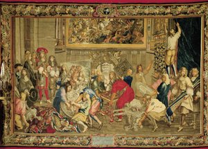 Louis XIV visiting the Gobelins Factory