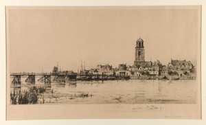 Deventer (Harbor Scene) by Charles A. Platt