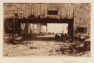 Fish Houses--Interior by Charles A. Platt