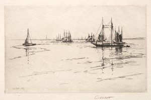 Buttermilk Channel, New York by Charles Adams Platt