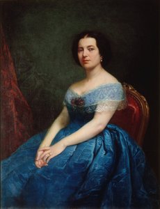 Portrait of Ernesta Grisi by Charles Adolphe Bonnegrace