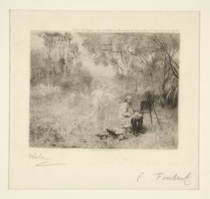 Corot Painting: After Foubert