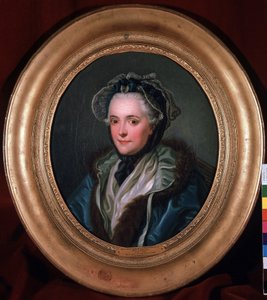 Portrait of Marie-Louise-Nicole, Duchess of Enville (1716-1797) by Charles Amedee Philippe van Loo