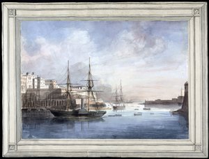 View at Malta by Charles Andrew Dyce