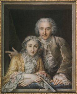 Portrait of Philippe Coypel and His Wife by Charles Antoine Coypel