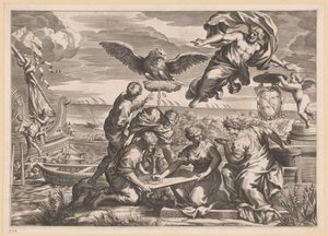 Allegory of Foreign Rule with Geografia and Jupiter