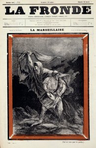 La Marseillaise Drawing Appeared in the Newspaper La Sling by Charles Auguste Loye