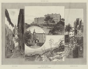 Hyeres, South Coast of France by Charles Auguste Loye