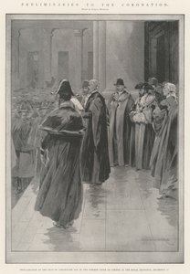 Preliminaries to the Coronation by Charles Auguste Loye