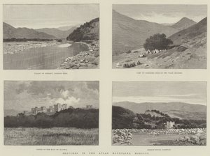 Sketches in the Atlas Mountains, Morocco