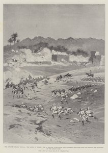 The Advance towards Dongola, the Battle of Ferket, the 1st Brigade, under Major Lewis, Clearing the River Bank and Storming the Outworks of the Jahalin Camp by Charles Auguste Loye