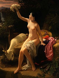 A Pastoral Idyll by Charles Auguste Steuben