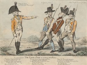 The Lock Step, or Drilling for the Review, 1797